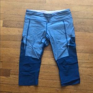 Lululemon size 8 running crops